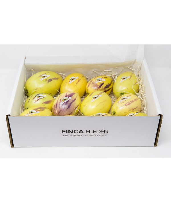 Pera - Melón (Origen: España)Pera Melón ecológica (Pepino Dulce) – Caja 4 kg FRUTA GOURMET DIFERENTE · SUAVE · ELEGANTE · ECO...
