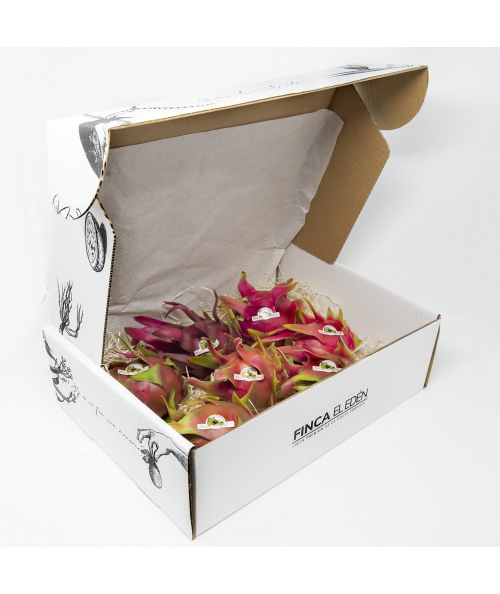 Pitaya o Fruta del Dragón Bio (Origen: España)Pitaya ecológica – Caja4 kg RECIÉN RECOLECTADA · VARIEDAD SEGÚN TEMPORADA · SAB...