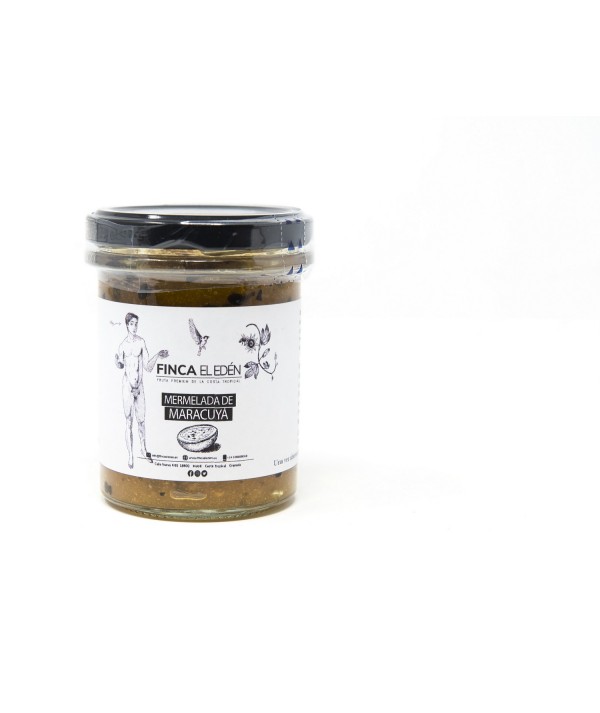 Mermelada de Maracuyá Ecológica (Origen: España)Mermelada artesanal ecológica de Maracuyá – 210 g INTENSIDAD TROPICAL · EQUIL...